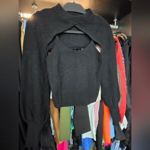 Elegant Black Women's Sweater